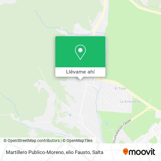 Mapa de Martillero Publico-Moreno, elio Fausto