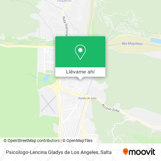 Mapa de Psicologo-Lencina Gladys de Los Angeles