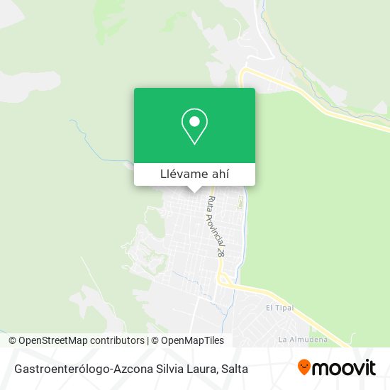 Mapa de Gastroenterólogo-Azcona Silvia Laura