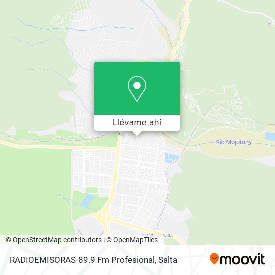 Mapa de RADIOEMISORAS-89.9 Fm Profesional