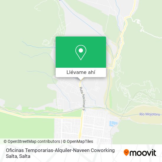 Mapa de Oficinas Temporarias-Alquiler-Naveen Coworking Salta