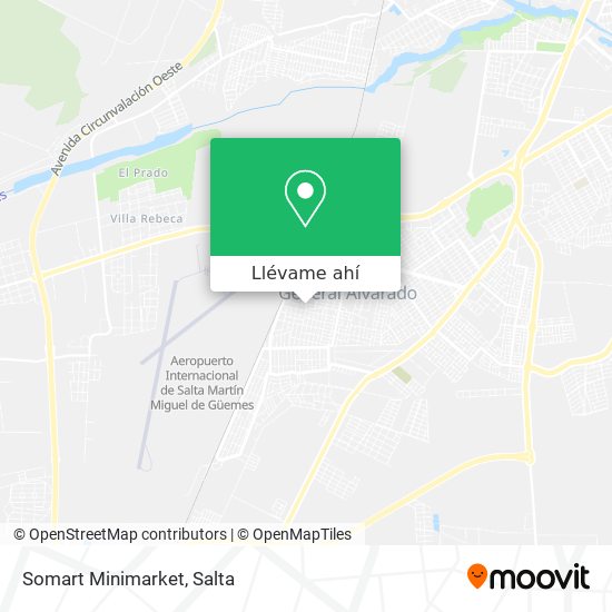 Mapa de Somart Minimarket