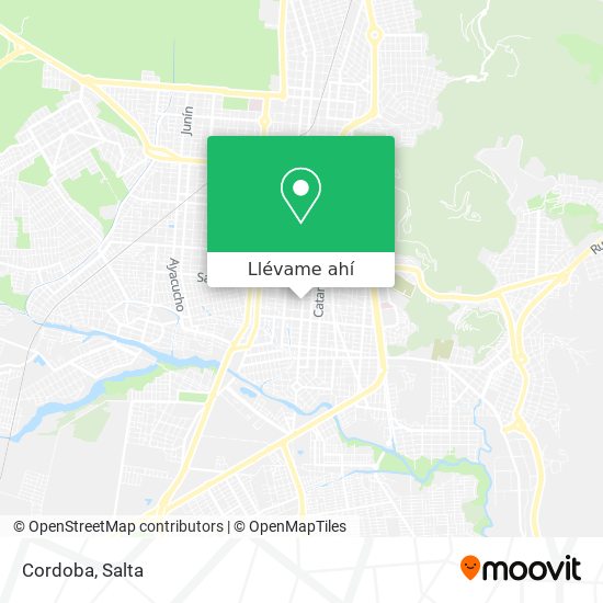 Mapa de Cordoba