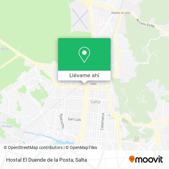 Mapa de Hostal El Duende de la Posta