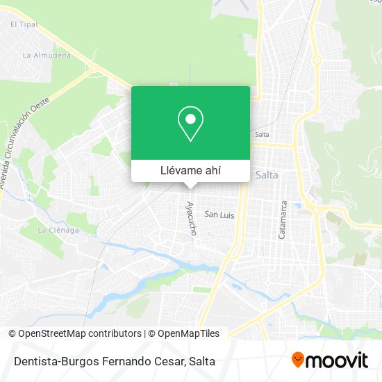 Mapa de Dentista-Burgos Fernando Cesar