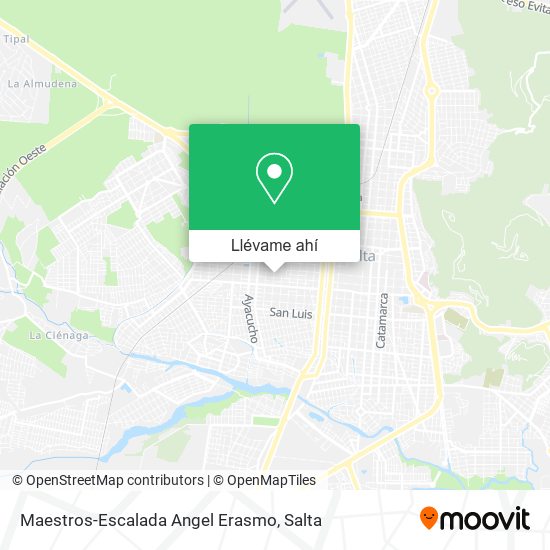 Mapa de Maestros-Escalada Angel Erasmo