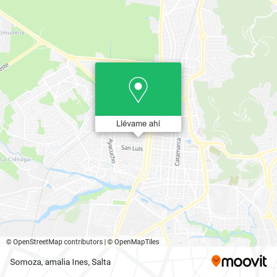 Mapa de Somoza, amalia Ines