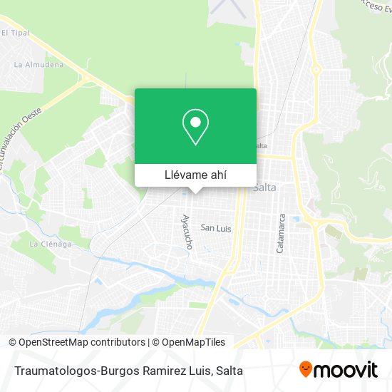Mapa de Traumatologos-Burgos Ramirez Luis