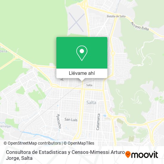 Mapa de Consultora de Estadisticas y Censos-Mimessi Arturo Jorge