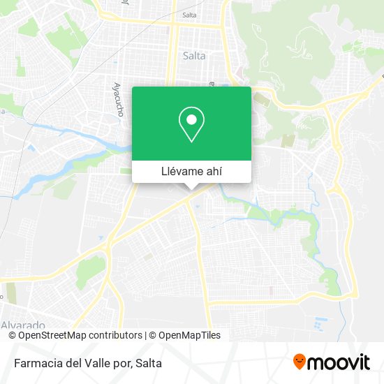 Mapa de Farmacia del Valle por