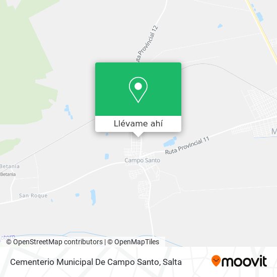 Mapa de Cementerio Municipal De Campo Santo