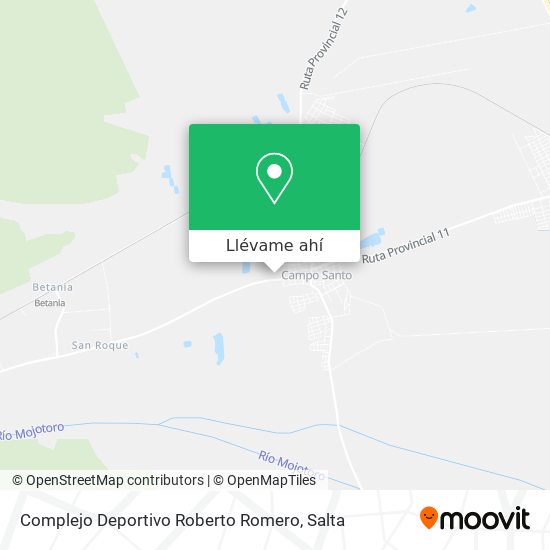 Mapa de Complejo Deportivo Roberto Romero