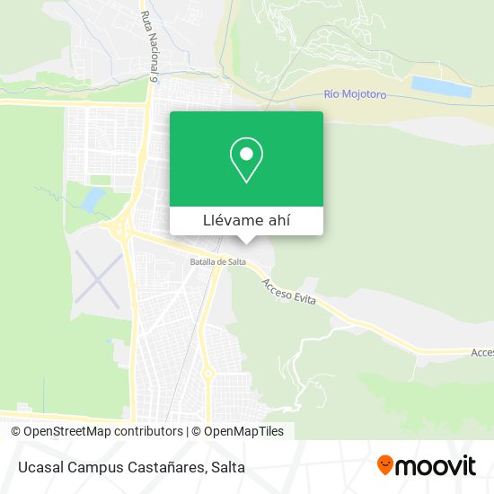 Mapa de Ucasal Campus Castañares