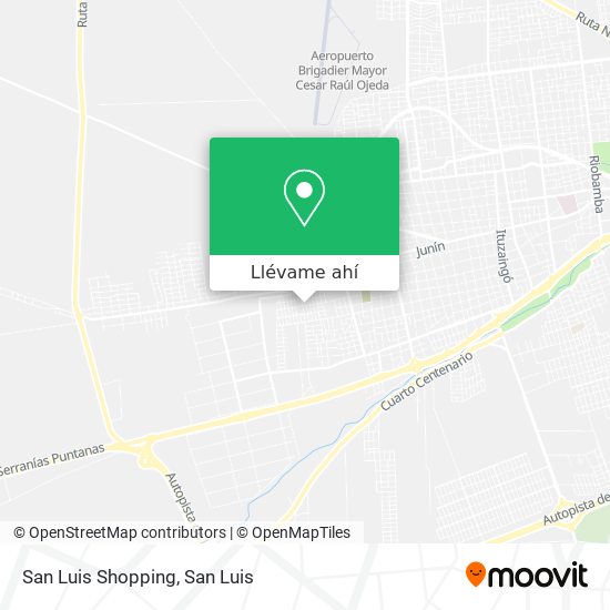 Mapa de San Luis Shopping
