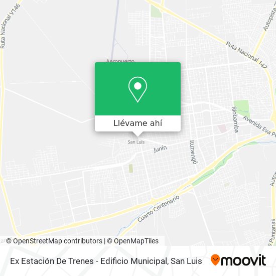 Mapa de Ex Estación De Trenes - Edificio Municipal