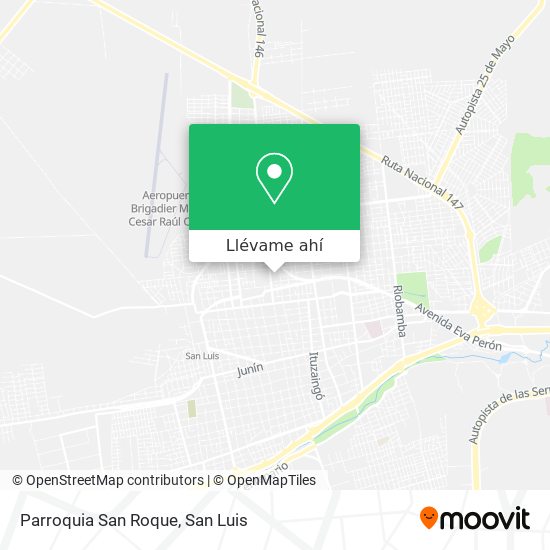 Mapa de Parroquia San Roque