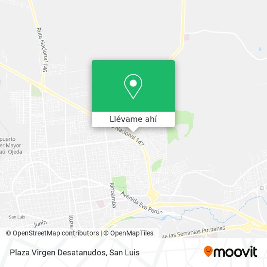 Mapa de Plaza Virgen Desatanudos