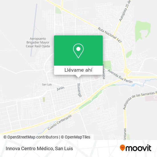 Mapa de Innova Centro Médico