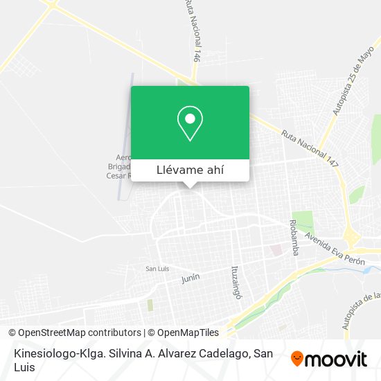 Mapa de Kinesiologo-Klga. Silvina A. Alvarez Cadelago