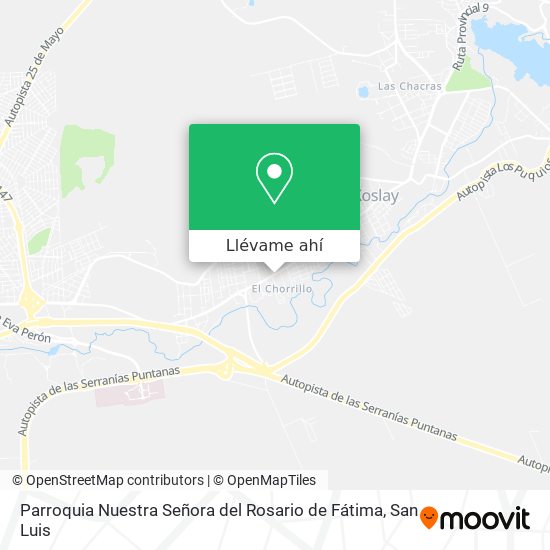 Mapa de Parroquia Nuestra Señora del Rosario de Fátima