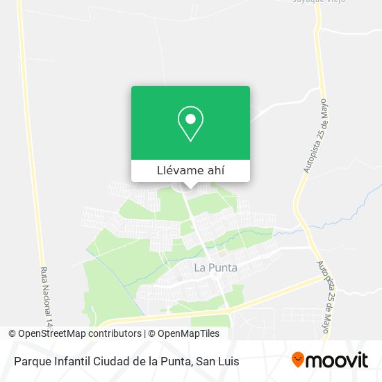 Mapa de Parque Infantil Ciudad de la Punta