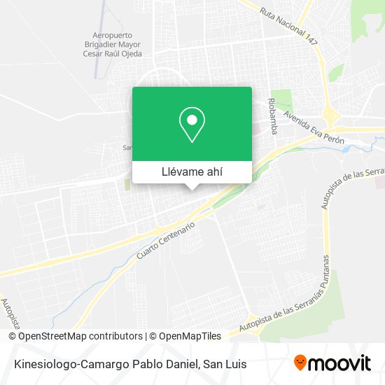 Mapa de Kinesiologo-Camargo Pablo Daniel