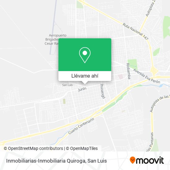 Mapa de Inmobiliarias-Inmobiliaria Quiroga