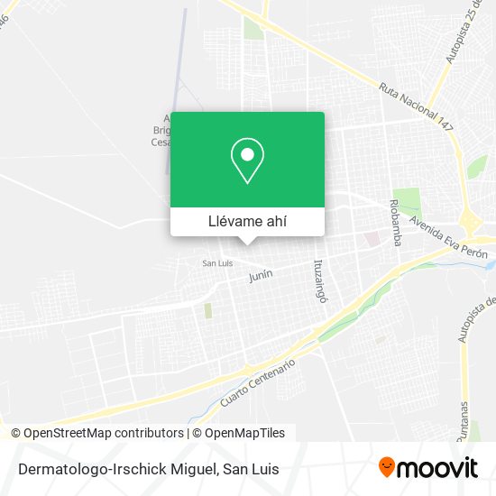 Mapa de Dermatologo-Irschick Miguel