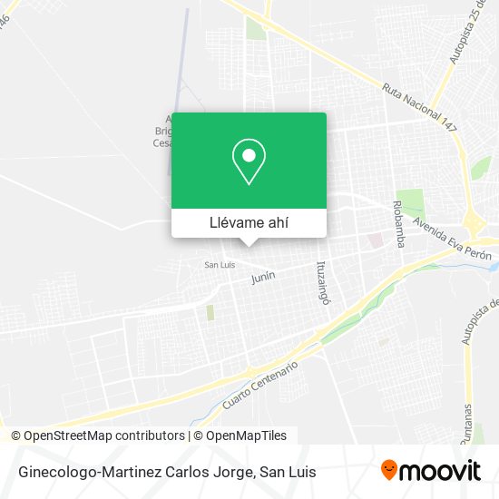 Mapa de Ginecologo-Martinez Carlos Jorge