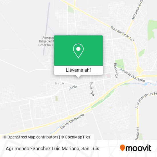 Mapa de Agrimensor-Sanchez Luis Mariano