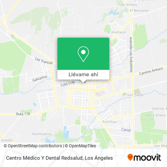 Mapa de Centro Médico Y Dental Redsalud