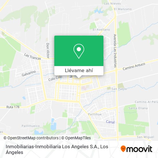 Mapa de Inmobiliarias-Inmobiliaria Los Angeles S.A.