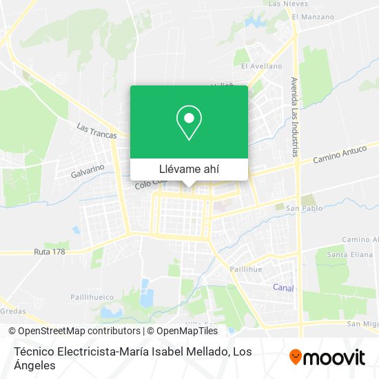 Mapa de Técnico Electricista-María Isabel Mellado