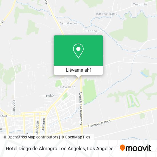 Mapa de Hotel Diego de Almagro Los Ángeles