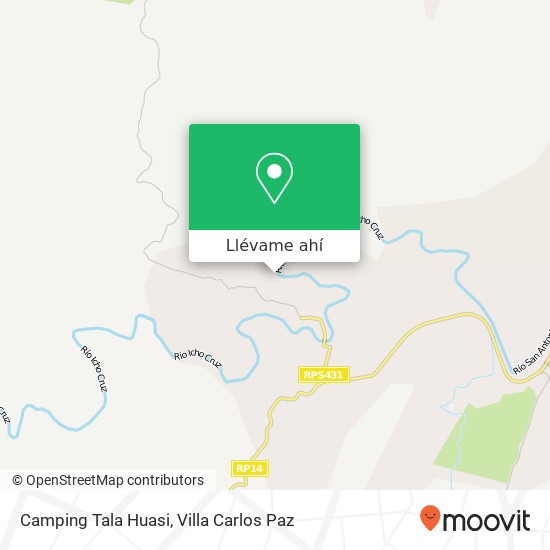 Mapa de Camping Tala Huasi