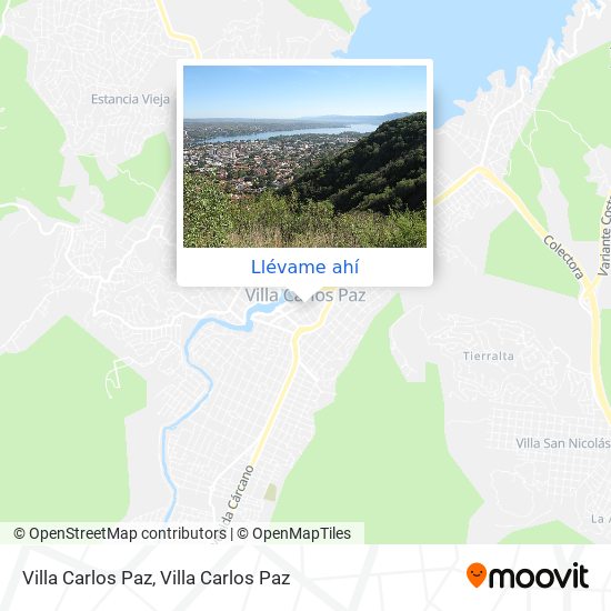 Mapa de Villa Carlos Paz