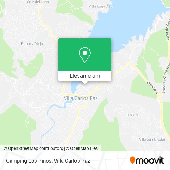 Mapa de Camping Los Pinos