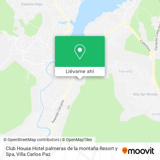 Mapa de Club House Hotel palmeras de la montaña Resort y Spa