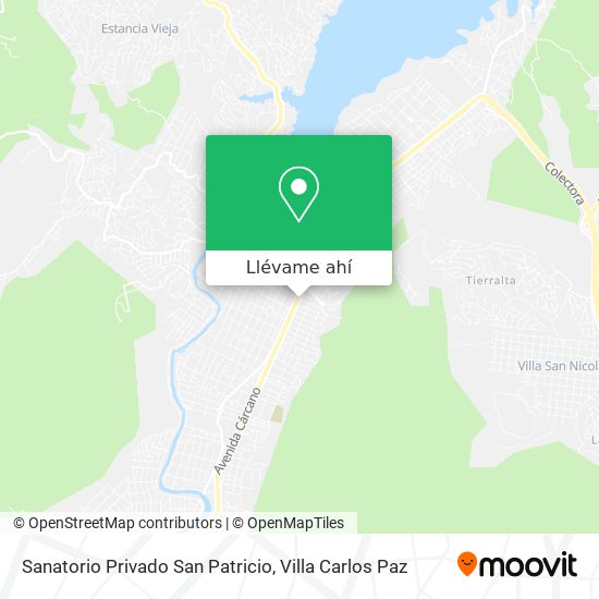 Mapa de Sanatorio Privado San Patricio