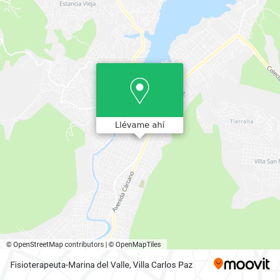 Mapa de Fisioterapeuta-Marina del Valle