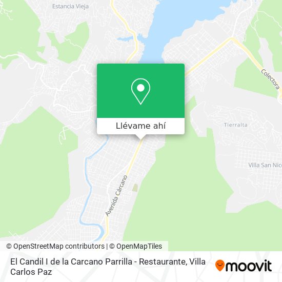 Mapa de El Candil I de la Carcano Parrilla - Restaurante