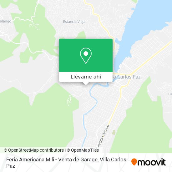 Mapa de Feria Americana Mili - Venta de Garage