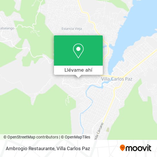 Mapa de Ambrogio Restaurante