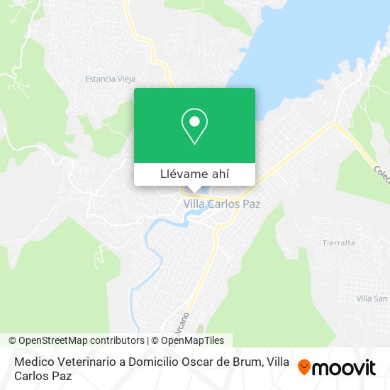 Mapa de Medico Veterinario a Domicilio Oscar de Brum