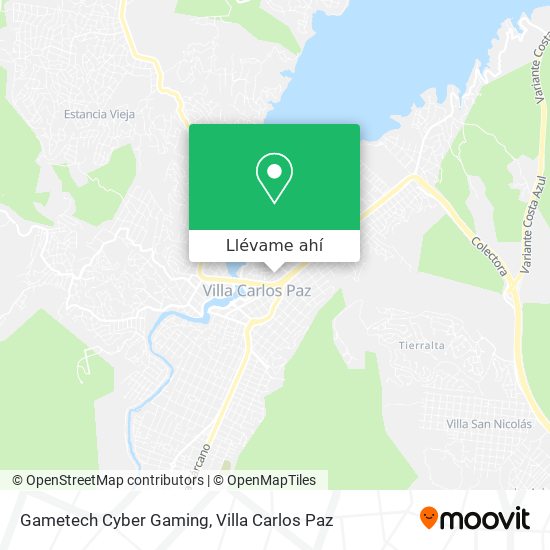 Mapa de Gametech Cyber Gaming