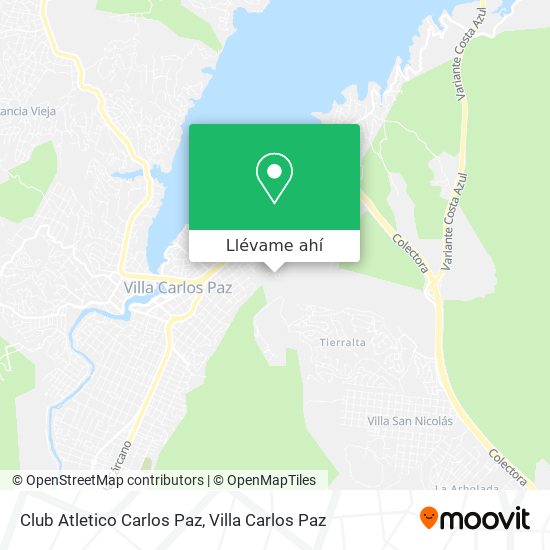 Mapa de Club Atletico Carlos Paz