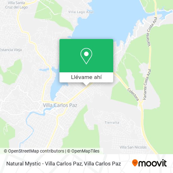 Mapa de Natural Mystic - Villa Carlos Paz