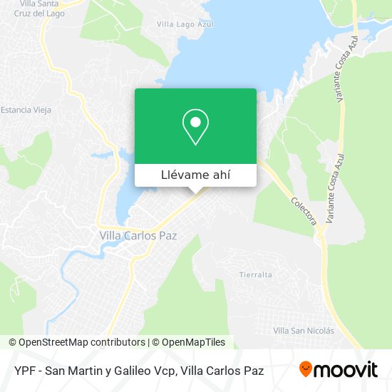 Mapa de YPF - San Martin y Galileo Vcp