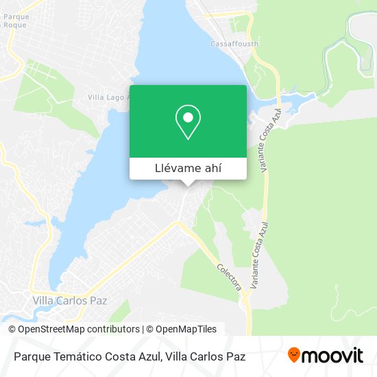 Mapa de Parque Temático Costa Azul