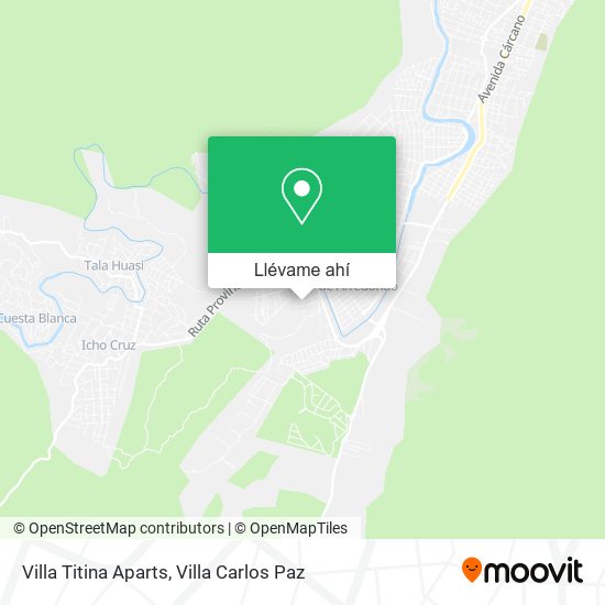 Mapa de Villa Titina Aparts